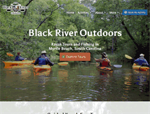 Tablet Screenshot of blackriveroutdoors.com